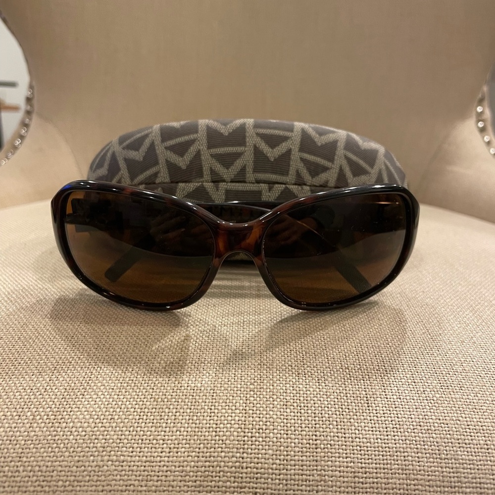 Michael Kors Y2K Tortoise Sunglasses with case